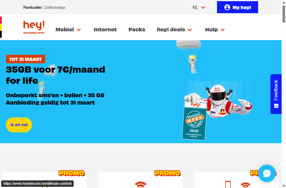 HeyTelecom screenshot